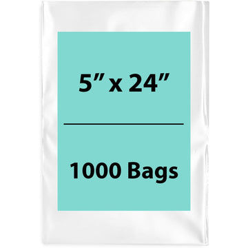 Clear Poly Bags Thickness: 4 Mil Size: 6 inch (width) X 6 inch (Height) Pack of 1000 Bags